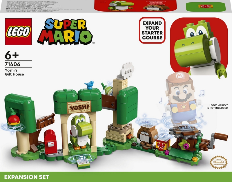 LEGO Super Mario 71406 Yoshiho domček s darčekmi – rozširujúci set